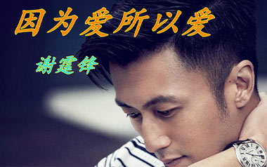 因为爱所以爱吉他谱-谢霆锋-C调扫弦版吉他谱-吉他弹唱教学