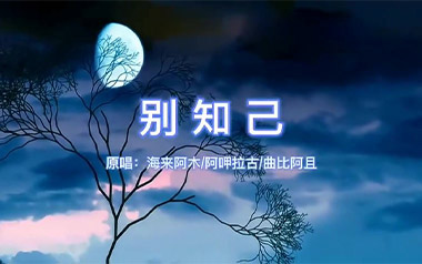 别知己指弹吉他谱-海来阿木-原版独奏谱-吉他指弹教学